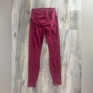 Lululemon Burgundy Leggings